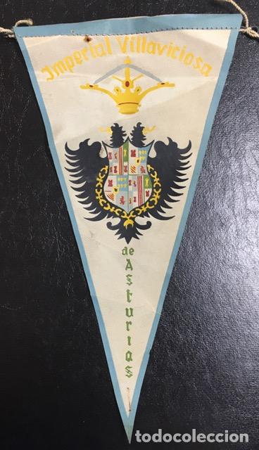 Banderines de colecci&oacute;n: Bander&iacute;n de Asturias: Imperial Villaviciosa. Tama&ntilde;o en altura 26 cms