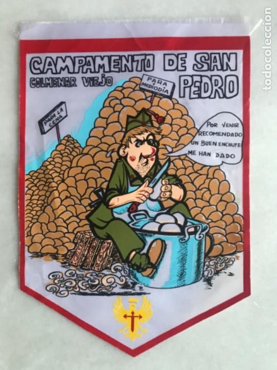 Fanions de collection: Gran bander&iacute;n Campamento De San Pedro Colmenar Viejo