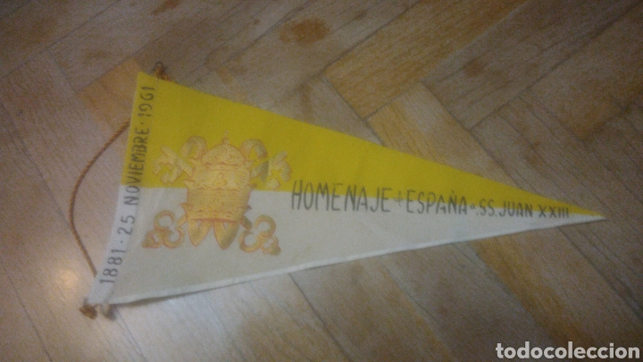 Sammlung von Wimpeln: PAPA JUAN XXIII. HOMENAJE DE ESPA&Ntilde;A 1961