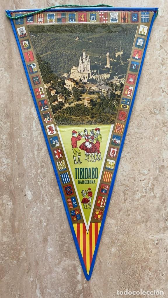 Fanions de collection: BANDERIN ANTIGUO DEL TIBIDABO BARCELONA
