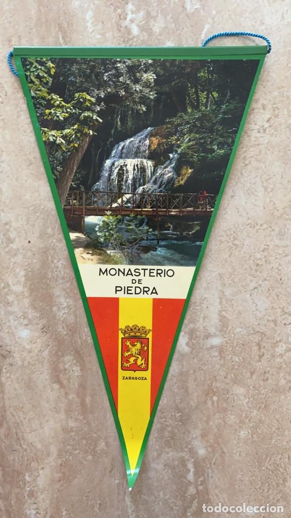 Fanions de collection: BANDERIN ANTIGUO DEL MONASTERIO DE PIEDRA EN ZARAGOZA