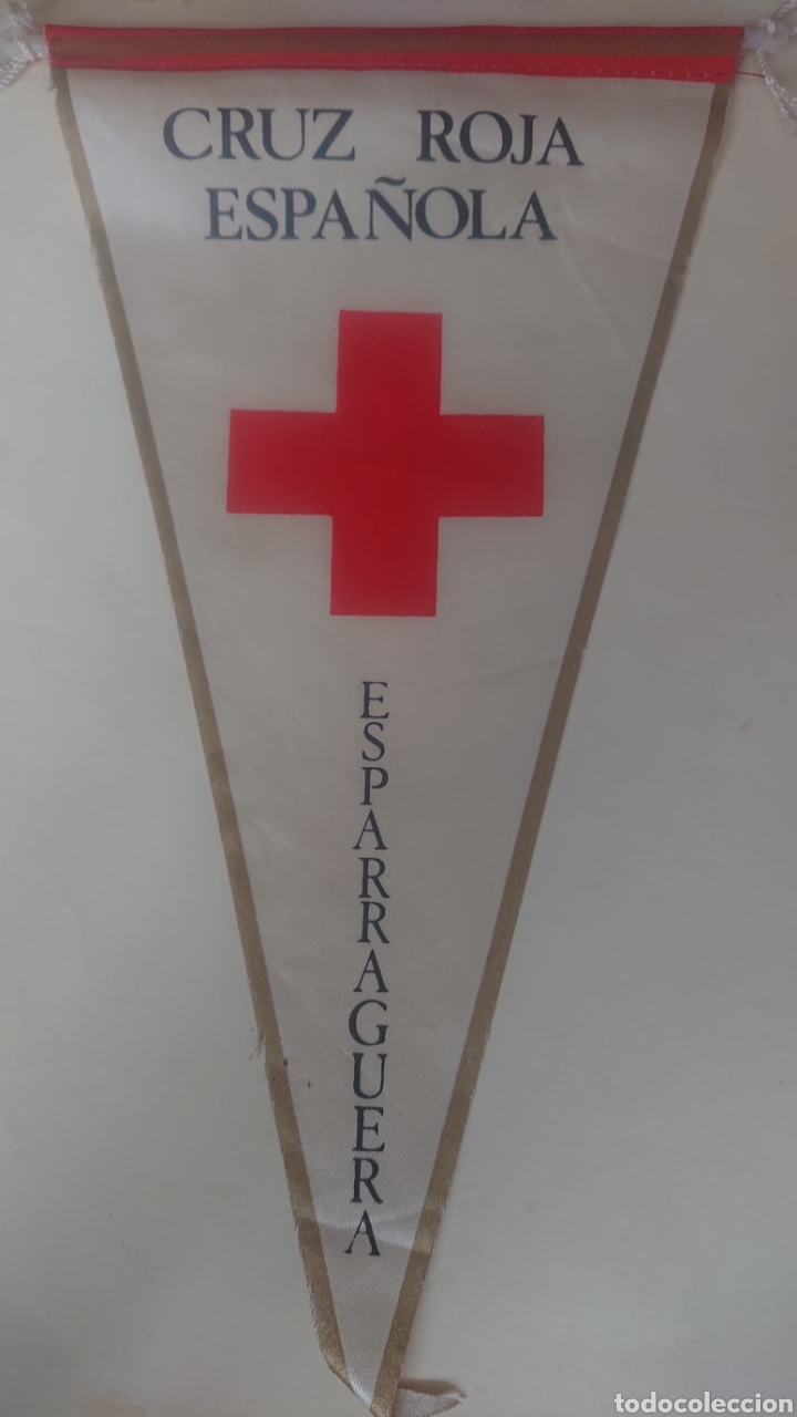 Banderines de colecci&oacute;n: BANDERIN CRUZ ROJA ESPA?OLA ESPARRAGUERA