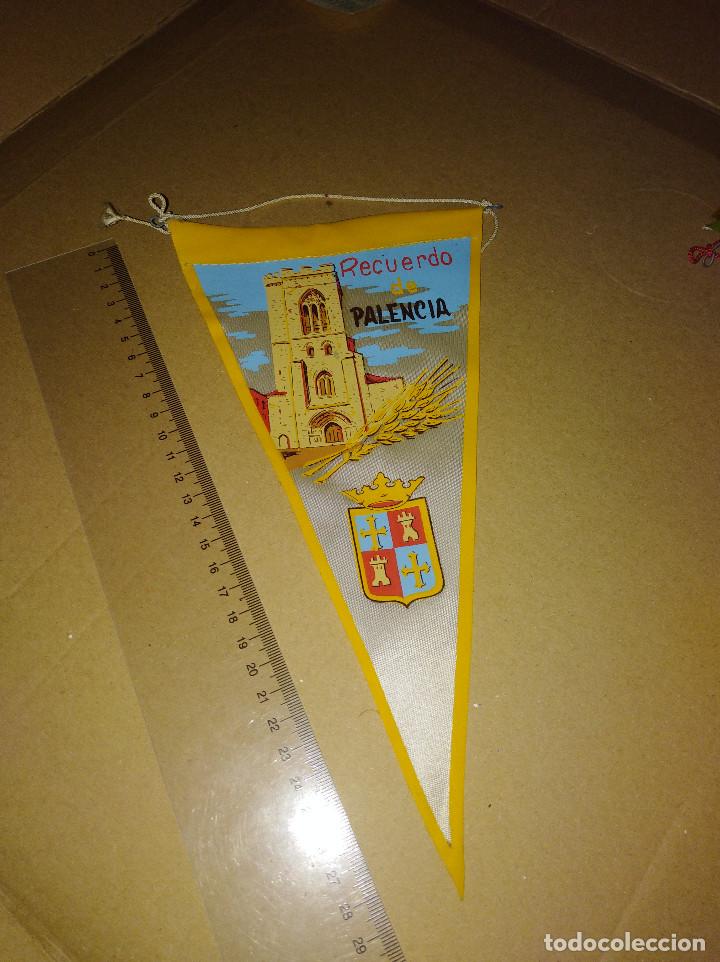 Banderines de colecci&oacute;n: banderin recuerdo palencia a&ntilde;os 60