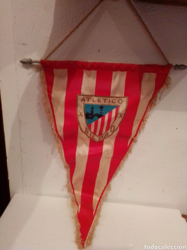Banderines de colecci&oacute;n: Antiguo bander&iacute;n de f&uacute;tbol Atl&eacute;tico de Bilbao