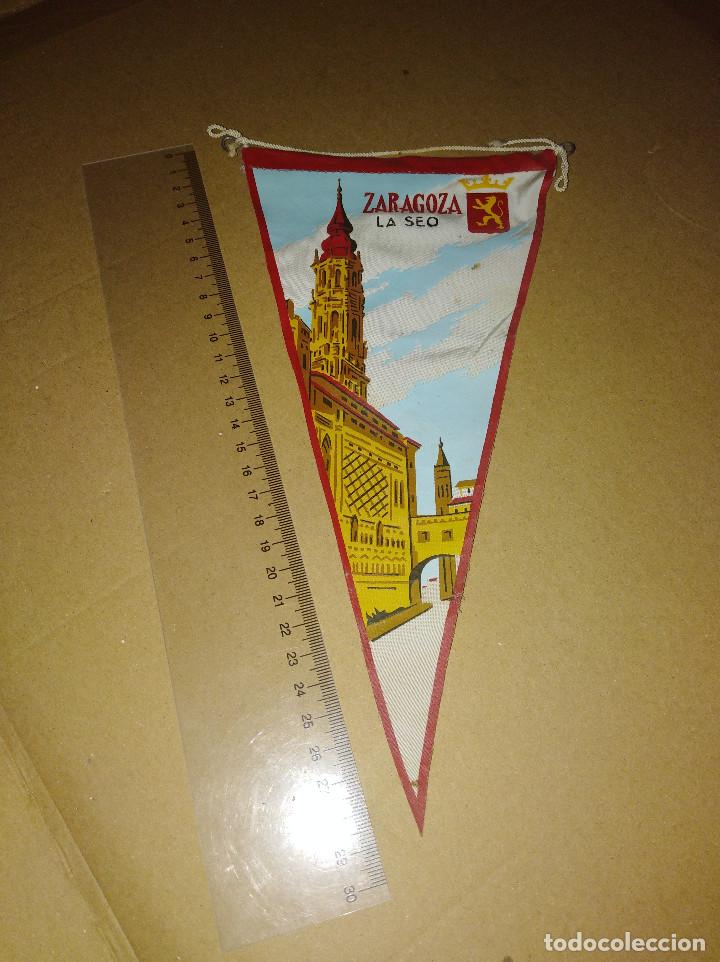 Banderines de colecci&oacute;n: banderin la seo zaragoza a&ntilde;os 60