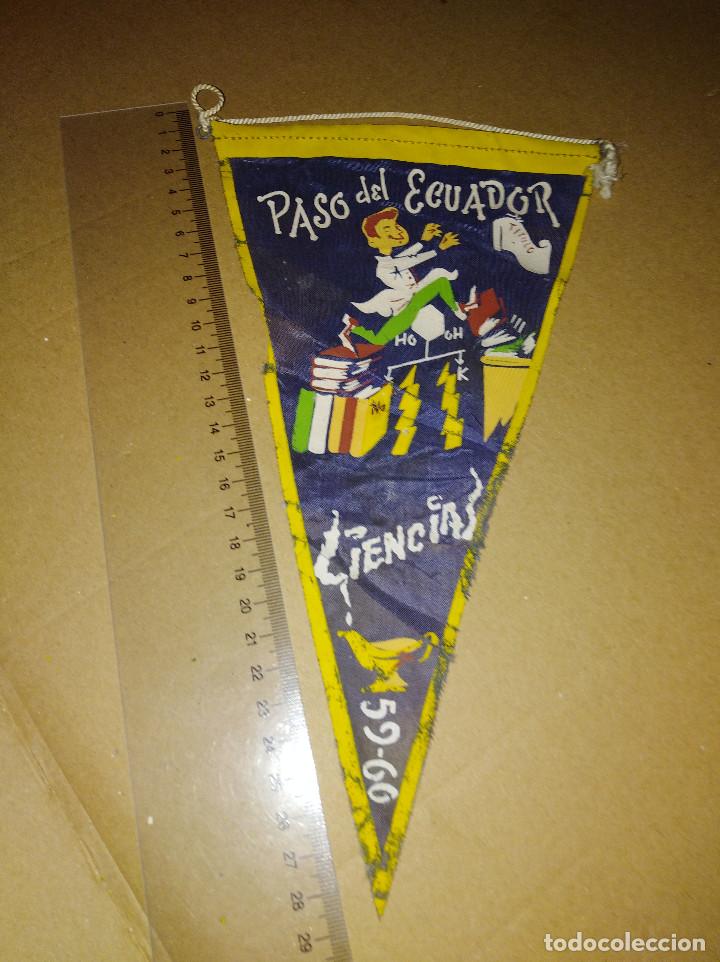 Banderines de colecci&oacute;n: banderin ciencias paso del ecuador 59 -60