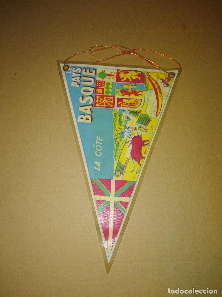 Banderines de colecci&oacute;n: banderin pays basque francia ver 2 caras imagen adicional a&ntilde;o 60