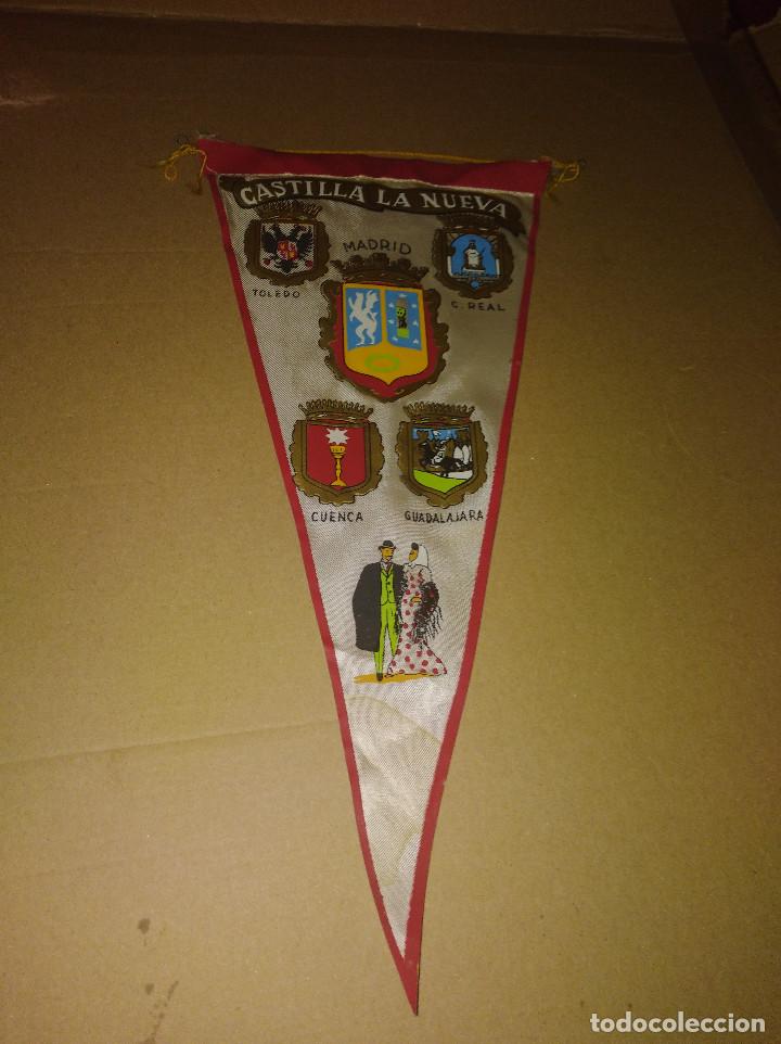 Sammlung von Wimpeln: banderin castilla la nueva largo 40 cm a&ntilde;os 60