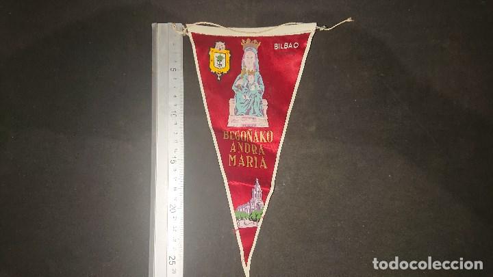 Sammlung von Wimpeln: BANDERIN ANTIGUO - BILBAO , BEGO&Ntilde;AKO ANDRA MARIA , LEER DESCRIPCION