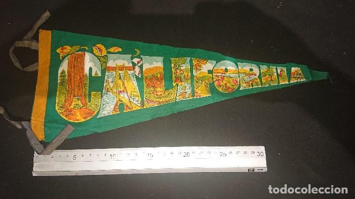 Sammlung von Wimpeln: ANTIGUO BANDERIN - CALIFORNIA , 42 CM DE LARGO , LEER DESCRIPCION