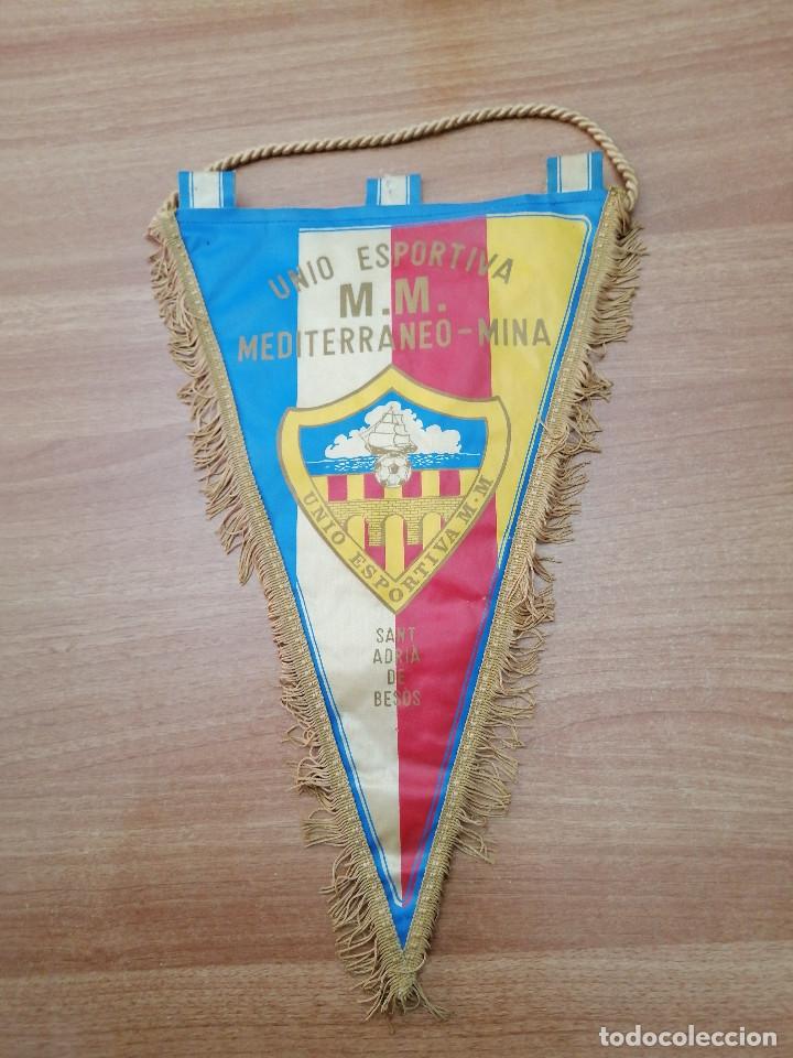 Bandierine di collezione: BANDERIN UNIO ESPORTIVA M.M. MEDITERRANEO . MINA SANT ADRIA DE BESOS