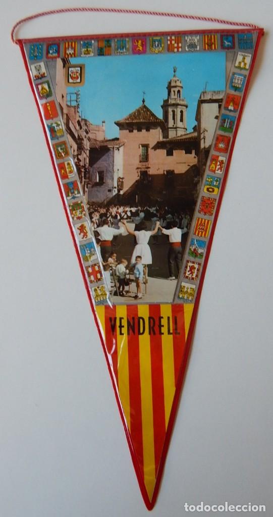 Banderines de colecci&oacute;n: Bander&iacute;n antiguo Vendrell - Foto 1