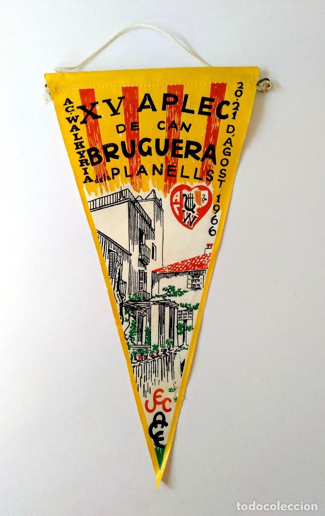 Sammlung von Wimpeln: BANDER&Iacute;N DE MATAR&Oacute; - APLEC SARDANISTA DE CAN BRUGUERA DELS PLANELLS - A&Ntilde;O 1966