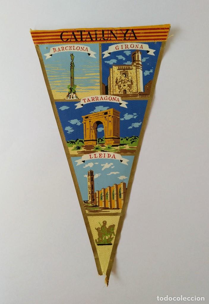 Sammlung von Wimpeln: BANDERIN DE CATALUNYA (BARCELONA, GIRONA, LLEIDA I TARRAGONA) - 1970 APROXIMADAMENTE