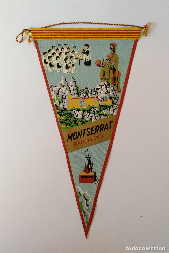 Sammlung von Wimpeln: BANDERIN DE MONTSERRAT - A&Ntilde;O 1970 APROXIMADAMENTE