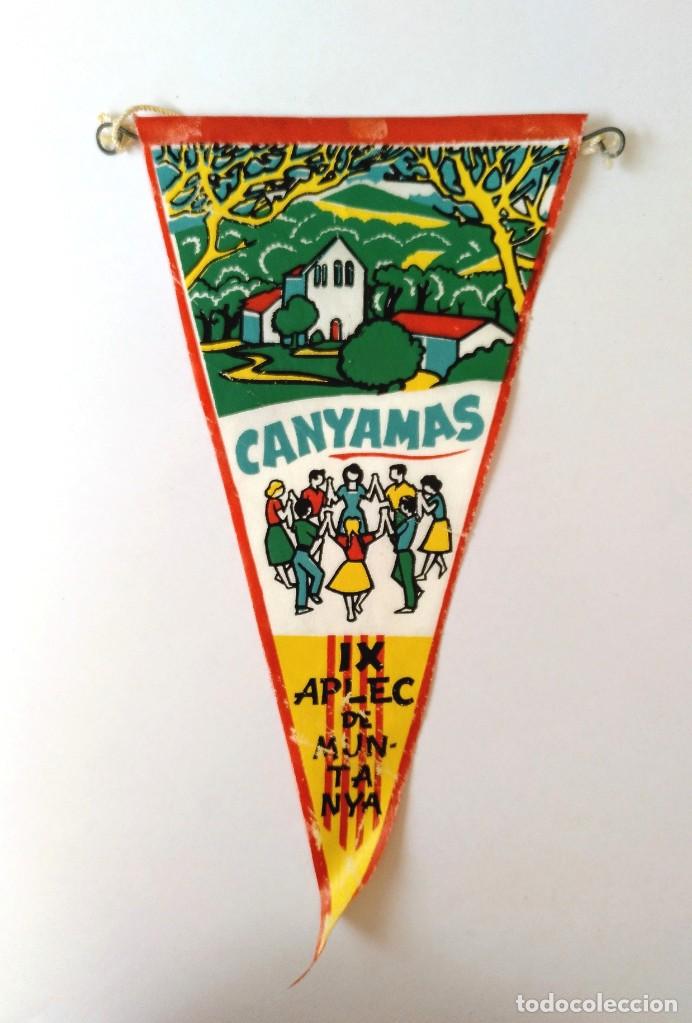 Sammlung von Wimpeln: BANDERIN DE CANYAMARS - IX APLEC DE MUNTANYA - SARDANES - A&Ntilde;O 1966