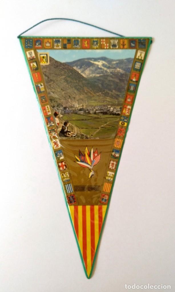Banderines de colecci&oacute;n: BANDERIN DE ESTERRI D'ANEU (PIRINEU CATAL&Agrave;) - A&Ntilde;O 1970 APROXIMADAMENTE