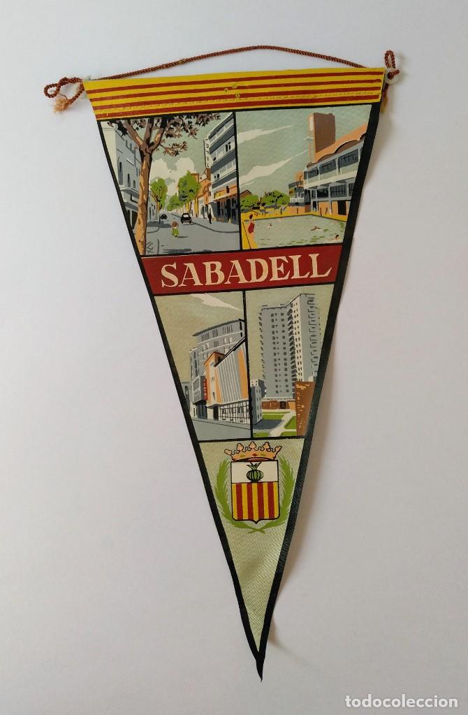 Banderines de colecci&oacute;n: BANDERIN DE SABADELL - A&Ntilde;O 1970 APROXIMADAMENTE