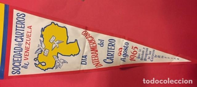 Banderines de colecci&oacute;n: BANDERIN SOCIEDAD DE CARTEROS DE VENEZUELA DE SEDA