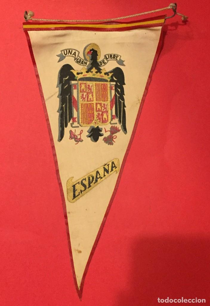 Banderines de colecci&oacute;n: ANTIGUO ESCUDO DE ESPA&Ntilde;A, UNA GRANDE LIBRE DE SEDA