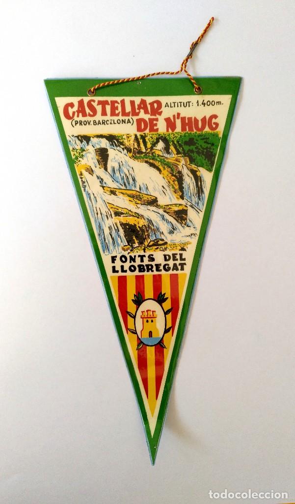 Banderines de colecci&oacute;n: BANDERIN DE CASTELLAR DE N'HUG (PIRINEU CATAL&Agrave;) - A&Ntilde;O 1970 APROXIMADAMENTE