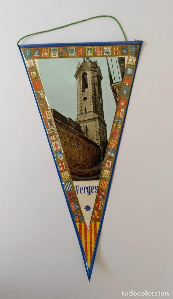 Banderines de colecci&oacute;n: BANDERIN DE VERGES (GIRONA) - A&Ntilde;O 1970 APROXIMADAMENTE