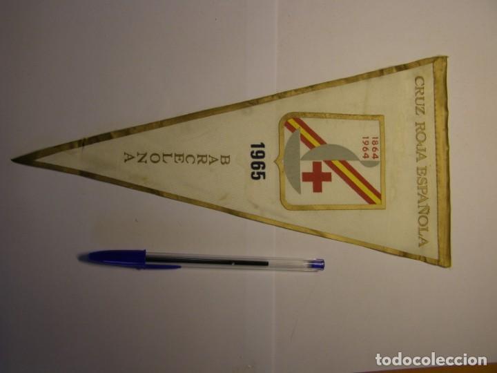 Bandierine di collezione: Bander&iacute;n de la Cruz Roja Espa&ntilde;ola, a&ntilde;o 1965.