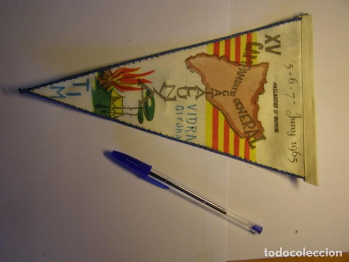 Fanions de collection: Bander&iacute;n Campament General de Catalunya. A&ntilde;o 1965. Agrupaci&oacute; excursionista Sabadell.