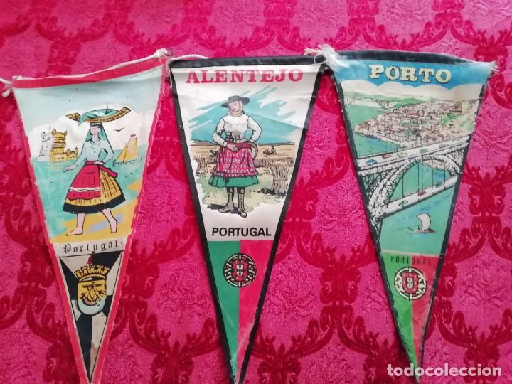 Fanions de collection: 3 banderines Portugal alentejo y porto