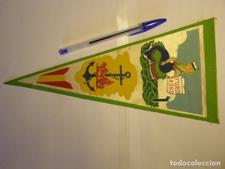 Galhardetes de cole&ccedil;&atilde;o: Bander&iacute;n dela Escuela de Marina, Madrid. A&ntilde;os 1967.