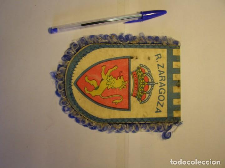 Galhardetes de cole&ccedil;&atilde;o: Bander&iacute;n de futbol. Real Zaragoza. A&ntilde;os 60.