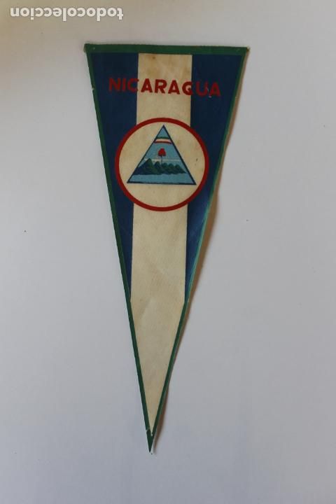 Bandierine di collezione: ANTIGUO BANDERIN NICARAGUA, A&Ntilde;OS 60-70
