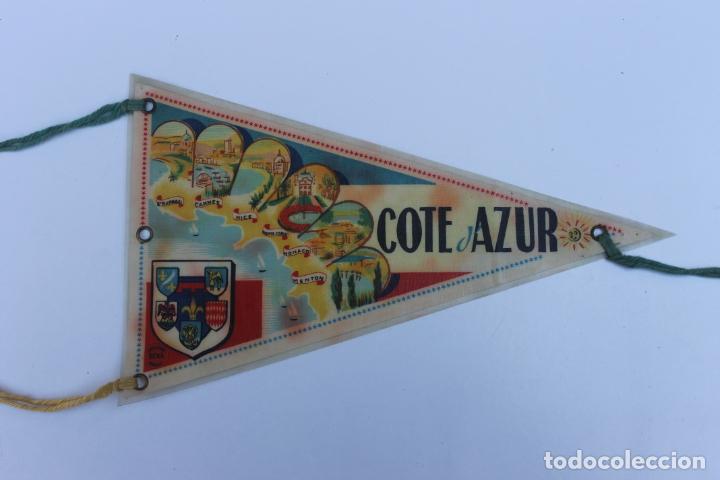 Bandierine di collezione: ANTIGUO BANDERIN COSTA AZUL, COTE d'AZUR A&Ntilde;OS 60-70