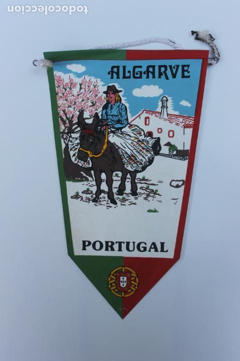 Bandierine di collezione: ANTIGUO BANDERIN ALGARVE, PORTUGAL A&Ntilde;OS 60-70