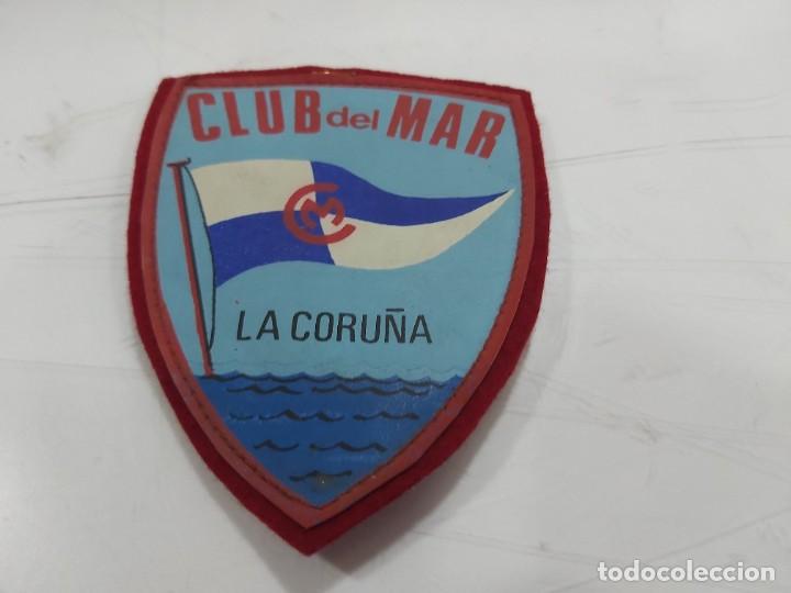 Sammlung von Wimpeln: ANTIGUO BANDERIN PARCHE CLUB MAR CORU&Ntilde;A