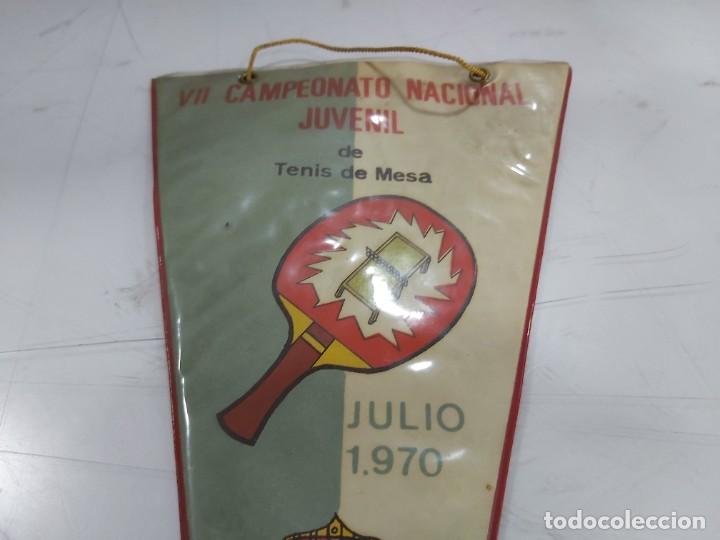 Banderines de colecci&oacute;n: ANTIGUO BANDERIN TENIS DE MESA