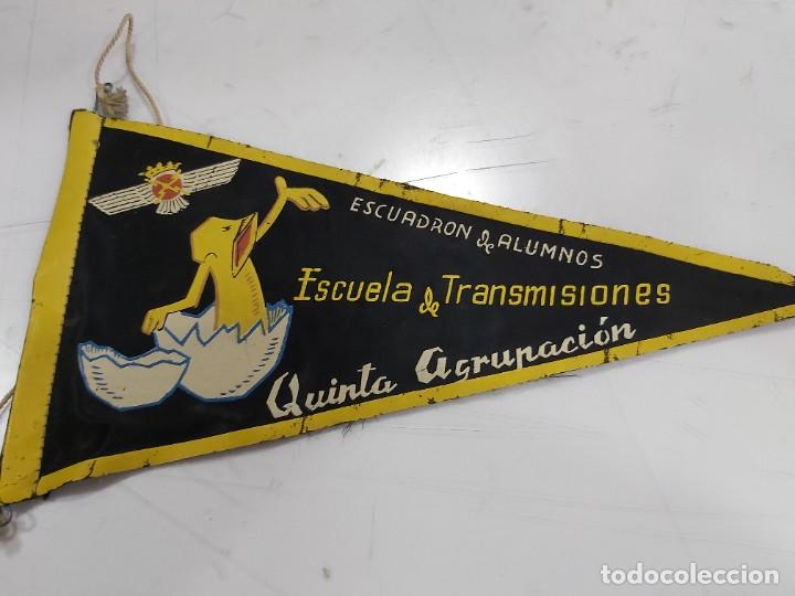 Banderines de colecci&oacute;n: ANTIGUO BANDERIN ESCUELA TRANMISIONES
