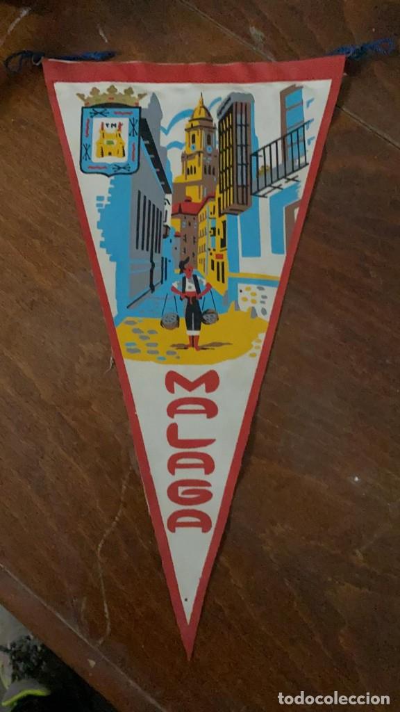 Fanions de collection: BANDERIN ANTIGUO DE MALAGA