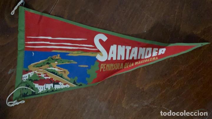 Fanions de collection: BANDERIN ANTIGUO DE SANTANDER PENINSULA DE LA MAGDALENA