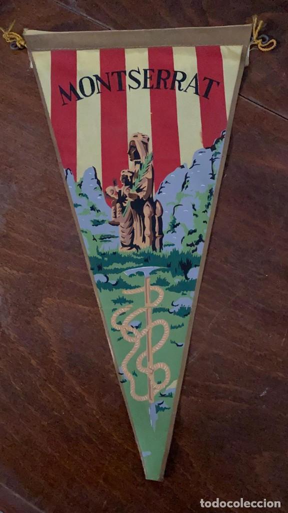 Fanions de collection: BANDERIN ANTIGUO DE MONTSERRAT