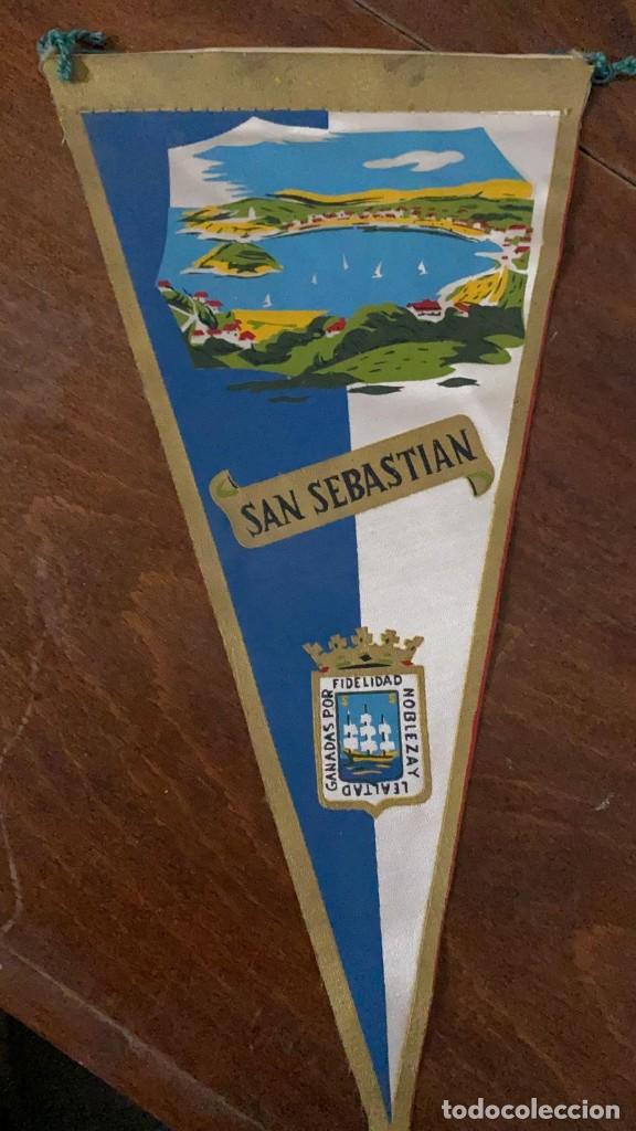 Fanions de collection: BANDERIN ANTIGUO DE SAN SEBASTIAN