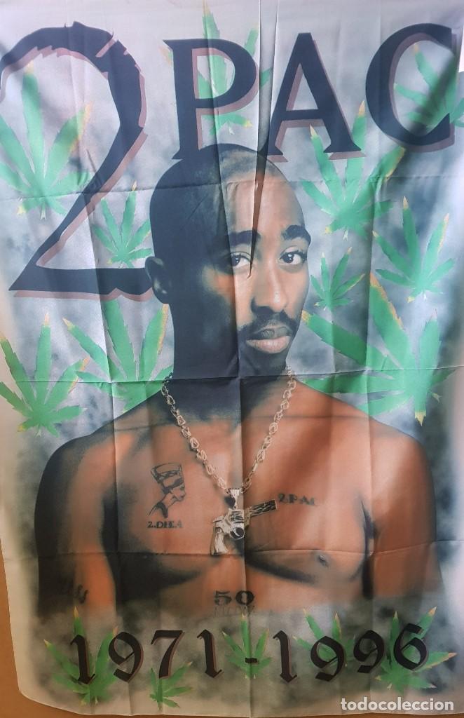 Banderines de colecci&oacute;n: BANDERA DE 2PAC (1971-1996) 97CMX140CM