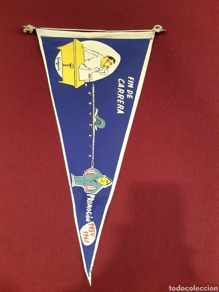 Fanions de collection: Banderin Fin de carrera Medicina 1954-1960