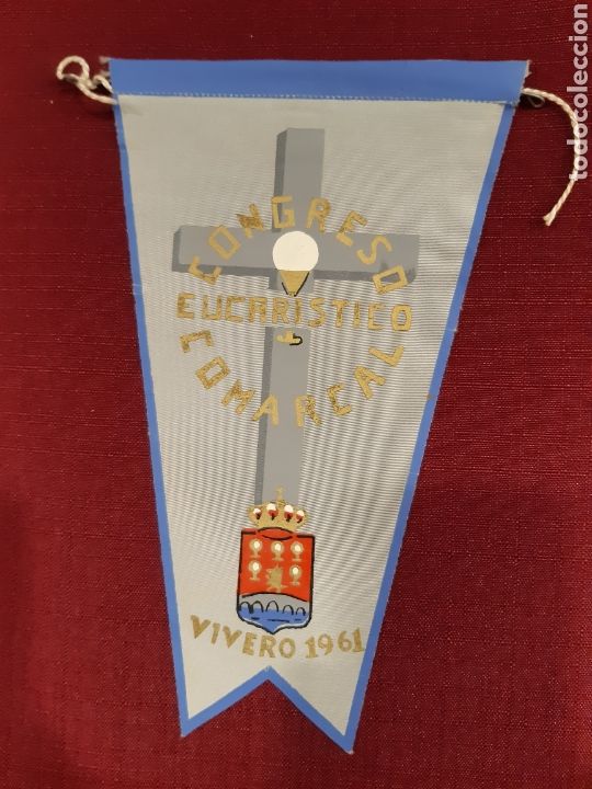 Fanions de collection: Banderin CONGRESO EUCARISTICO COMARCAL VIVERO 1961