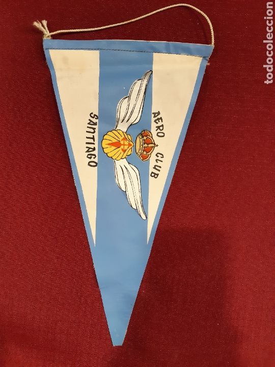 Fanions de collection: Banderin AERO CLUB SANTIAGO a&ntilde;os 60