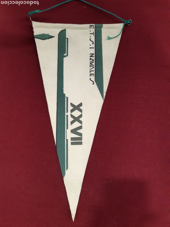 Fanions de collection: Banderin E T S I NAVALES XXVII, a&ntilde;os 1960