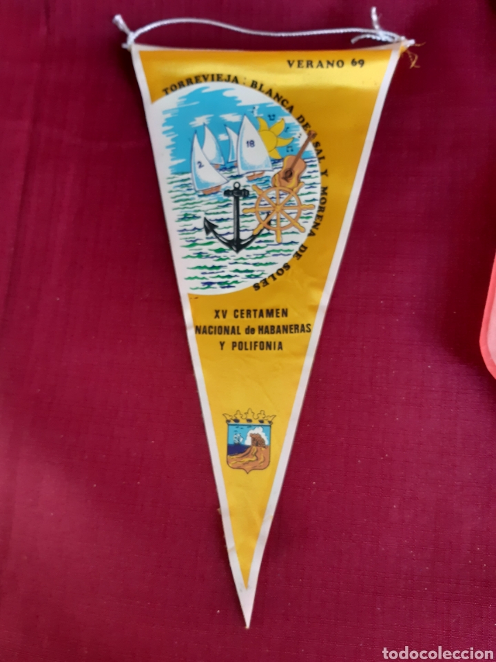 Sammlung von Wimpeln: Banderin verano 69, Torrevieja, XV CERTAMEN NACIONAL DE HABANERAS Y POLIFONIA