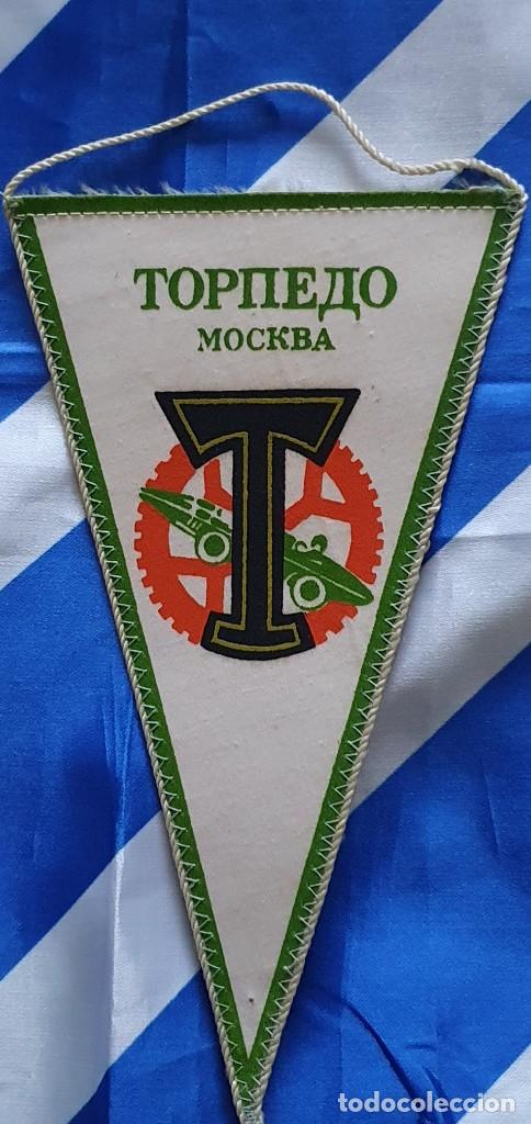 Sammlung von Wimpeln: BANDERIN TORPEDO DE MOSC&Uacute; ANTIGUO