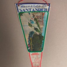 Banderines de colección: BANDERIN RECUERDO DE SANTANDER, AÑOS 60-70