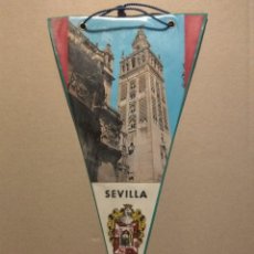 Banderines de colección: BANDERIN DE SEVILLA PLASTIFICADO, AÑOS 60-70